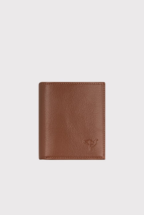 Zoozie Bags Dortmund - Tan v2 Cartera Hombre Piel Auténtica Bloqueo RFID Tostado